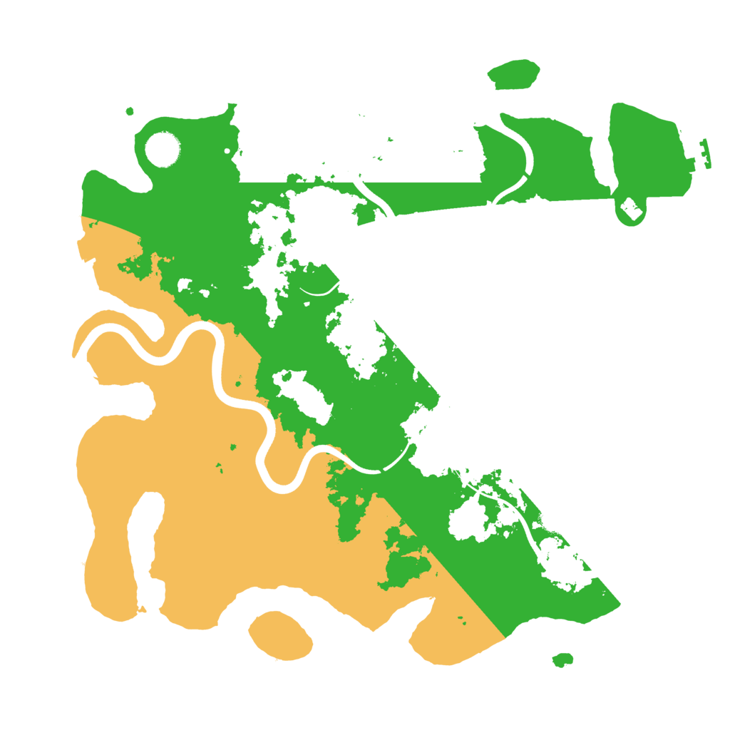 Biome Rust Map: Procedural Map, Size: 3700, Seed: 1570003609