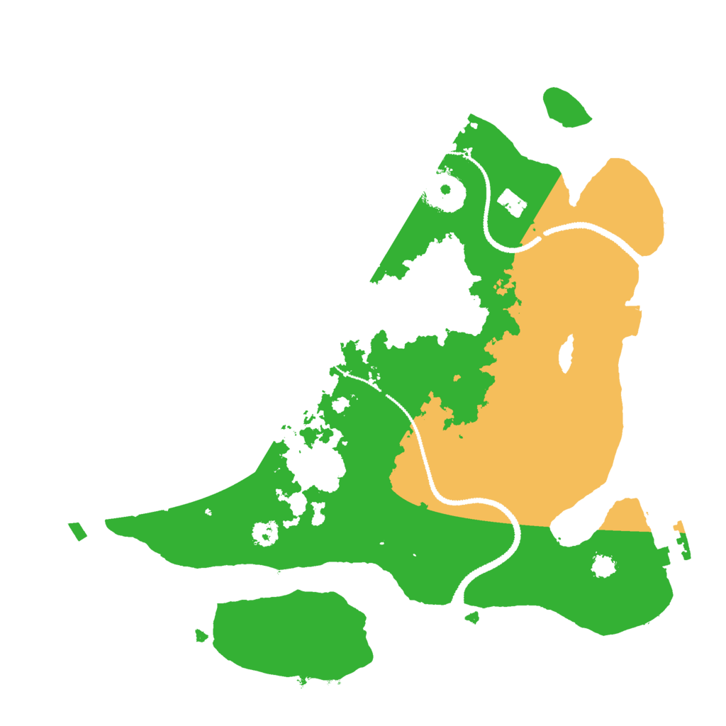 Biome Rust Map: Procedural Map, Size: 2800, Seed: 148967
