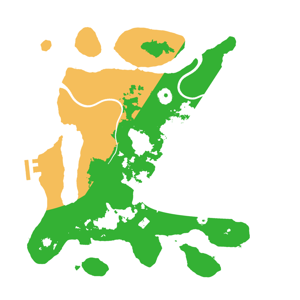 Biome Rust Map: Procedural Map, Size: 3000, Seed: 338754082