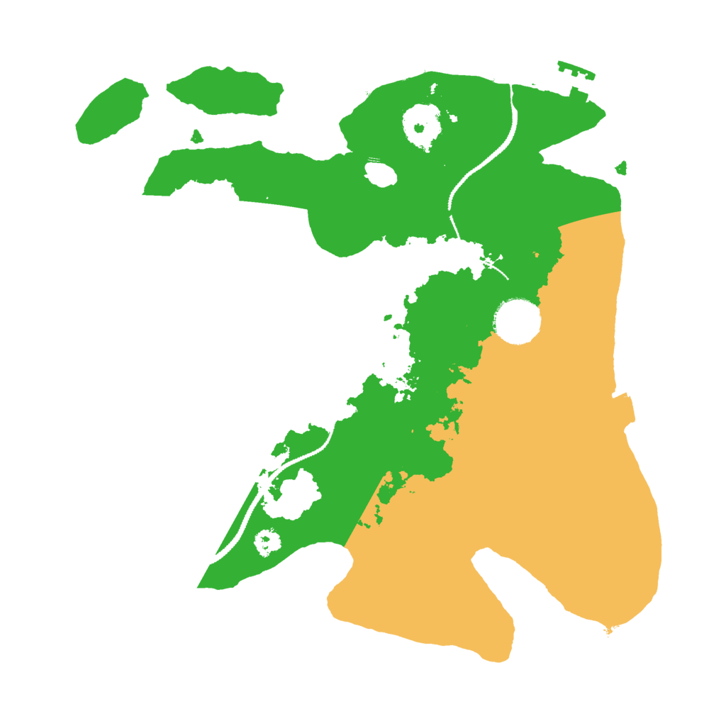 Biome Rust Map: Procedural Map, Size: 2800, Seed: 454226977
