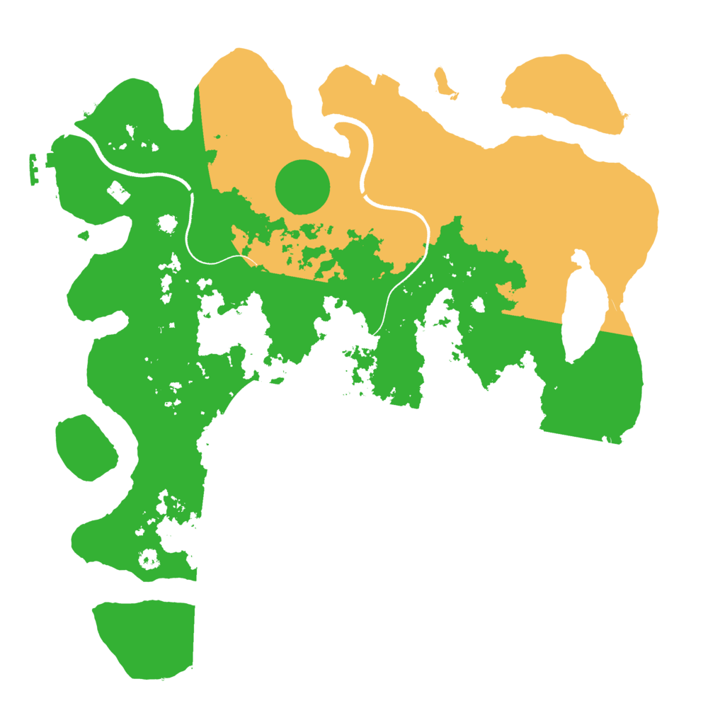 Biome Rust Map: Procedural Map, Size: 3500, Seed: 308655024
