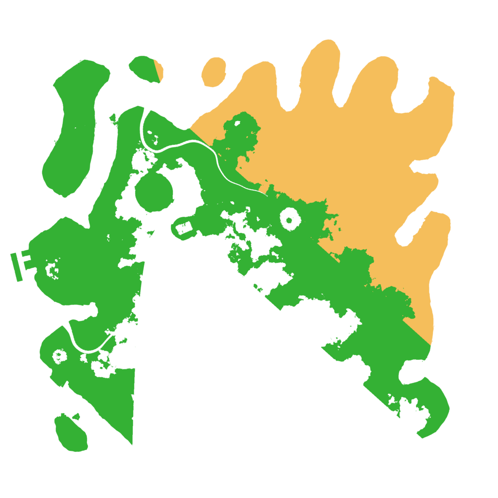 Biome Rust Map: Procedural Map, Size: 3500, Seed: 934832472