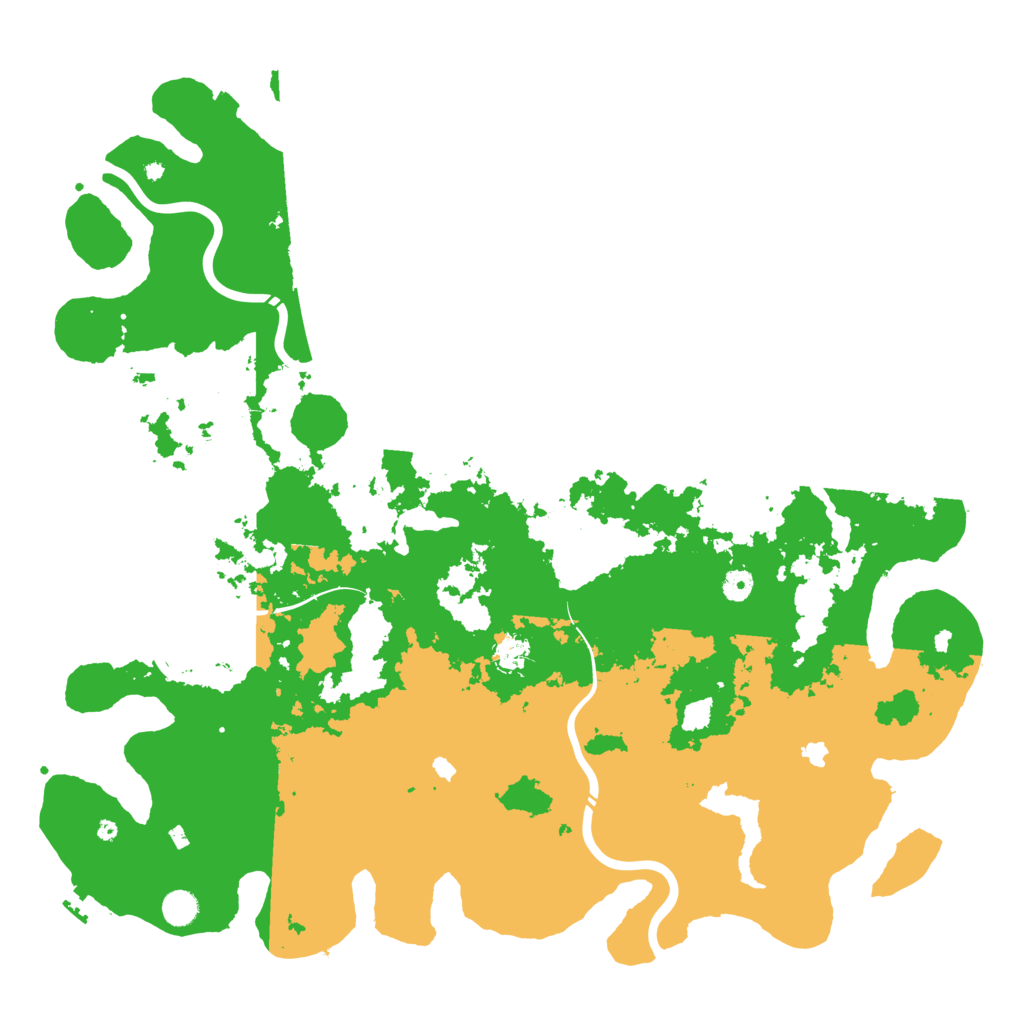 Biome Rust Map: Procedural Map, Size: 5000, Seed: 5325325