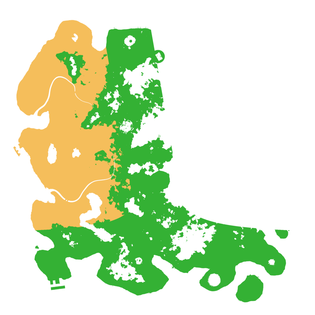Biome Rust Map: Procedural Map, Size: 4500, Seed: 801699315