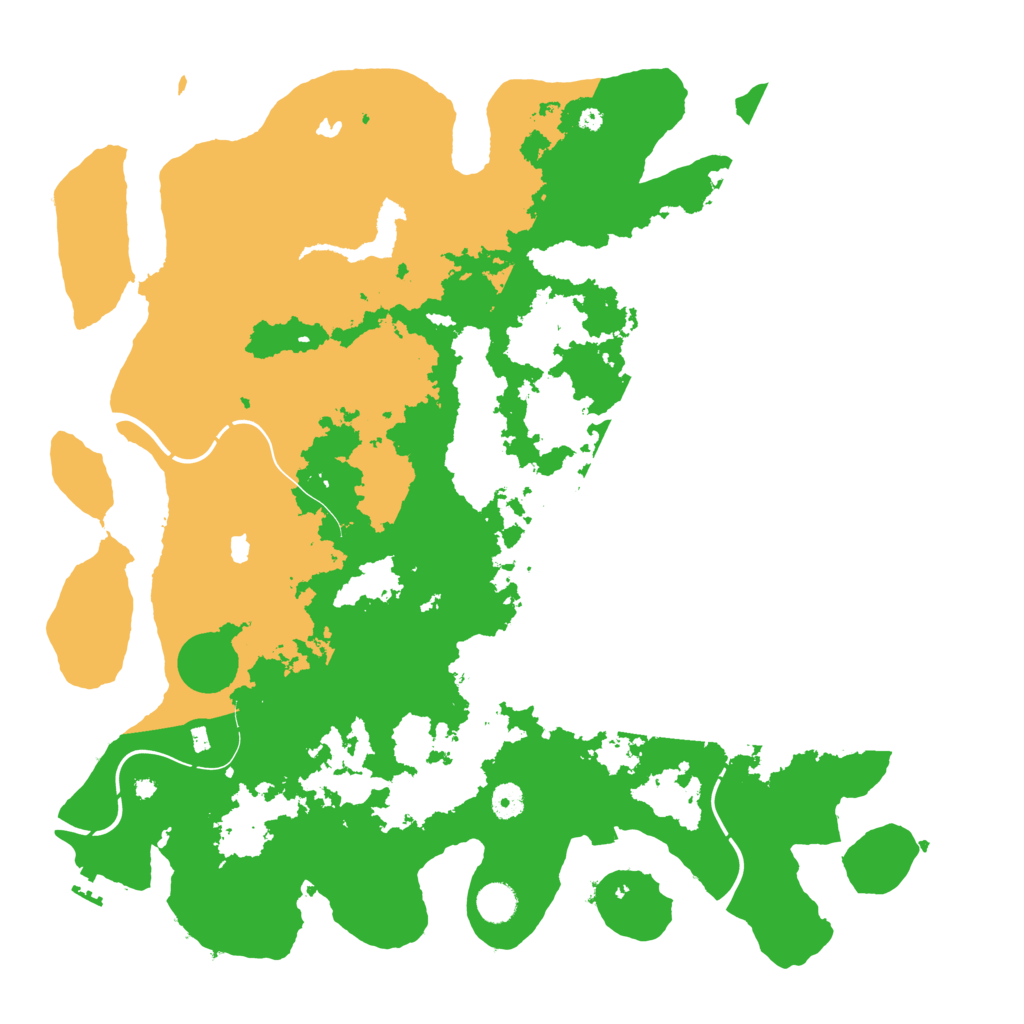 Biome Rust Map: Procedural Map, Size: 4500, Seed: 950654690