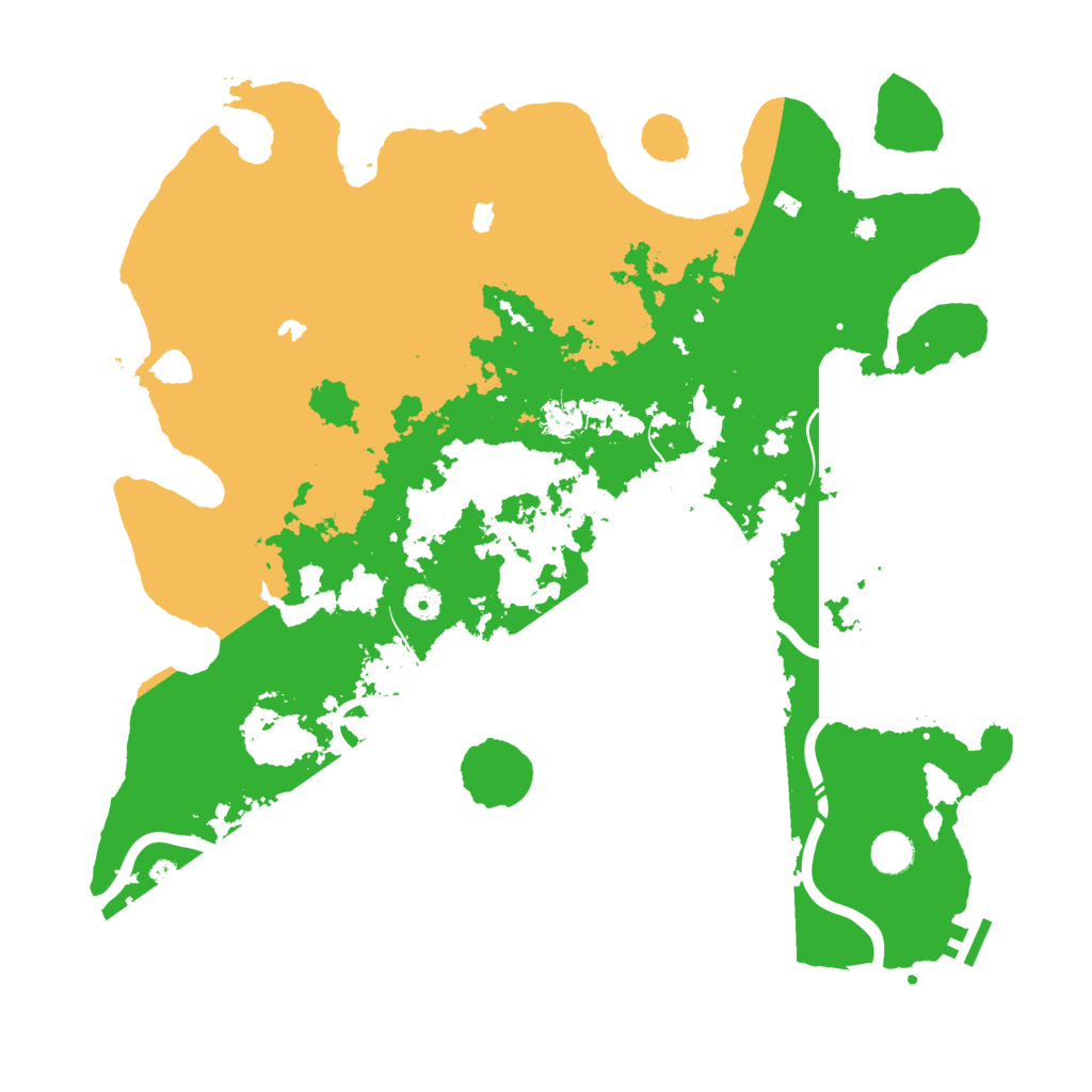 Biome Rust Map: Procedural Map, Size: 4500, Seed: 234536347
