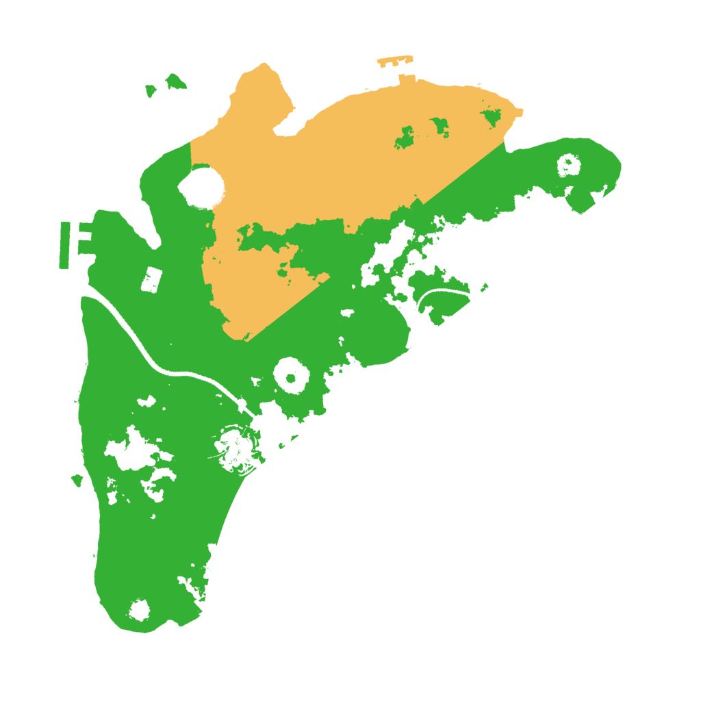 Biome Rust Map: Procedural Map, Size: 3000, Seed: 747035999
