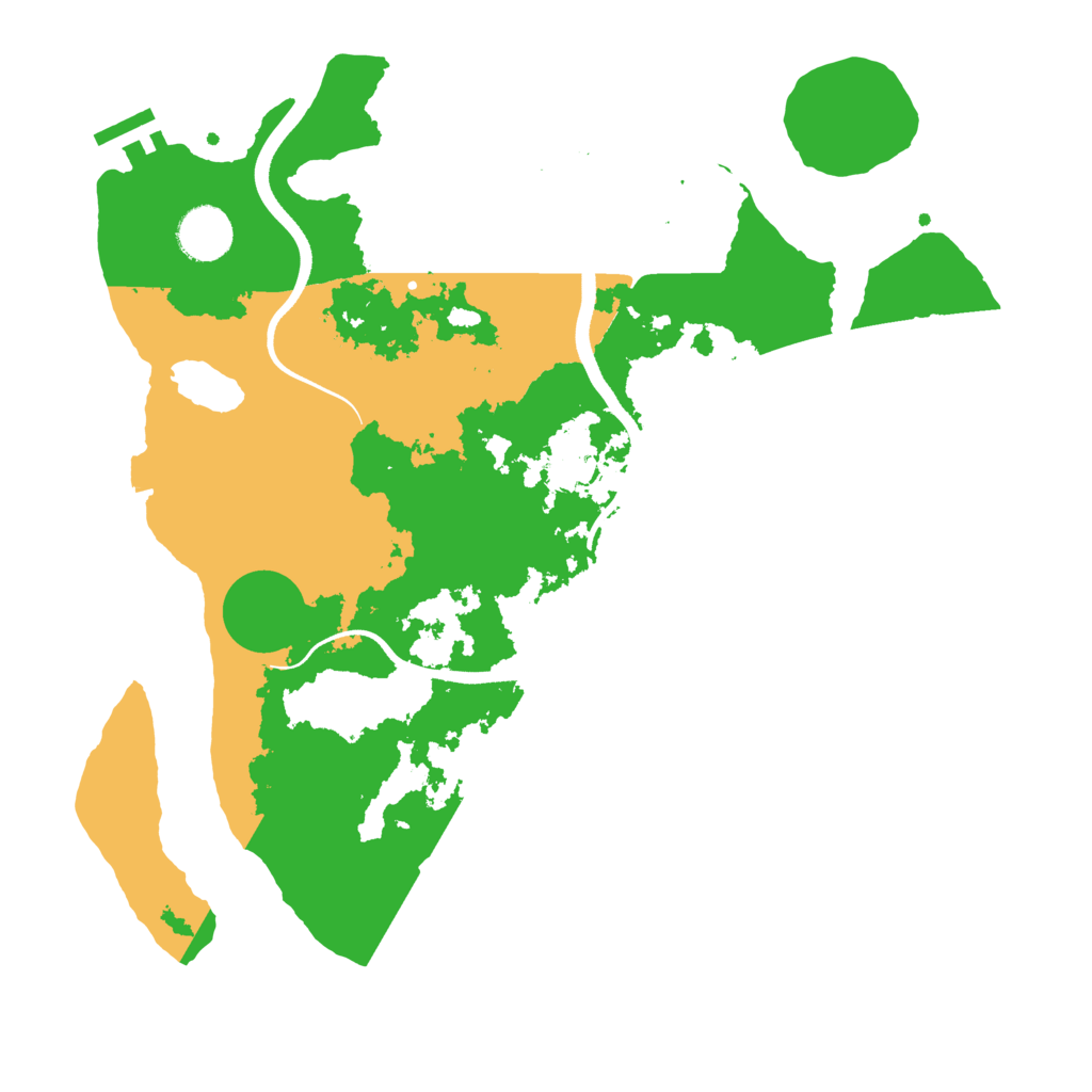 Biome Rust Map: Procedural Map, Size: 3500, Seed: 787739926