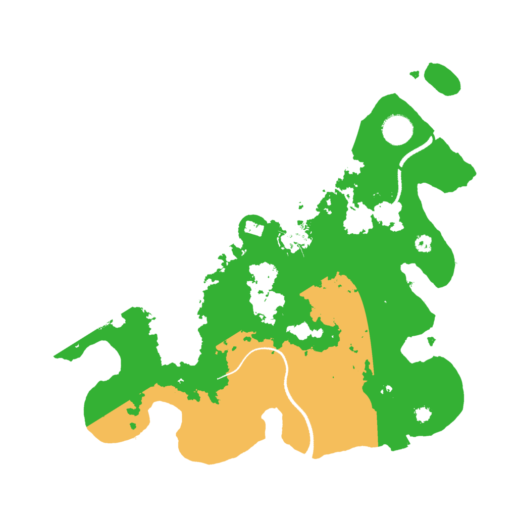 Biome Rust Map: Procedural Map, Size: 3000, Seed: 49724