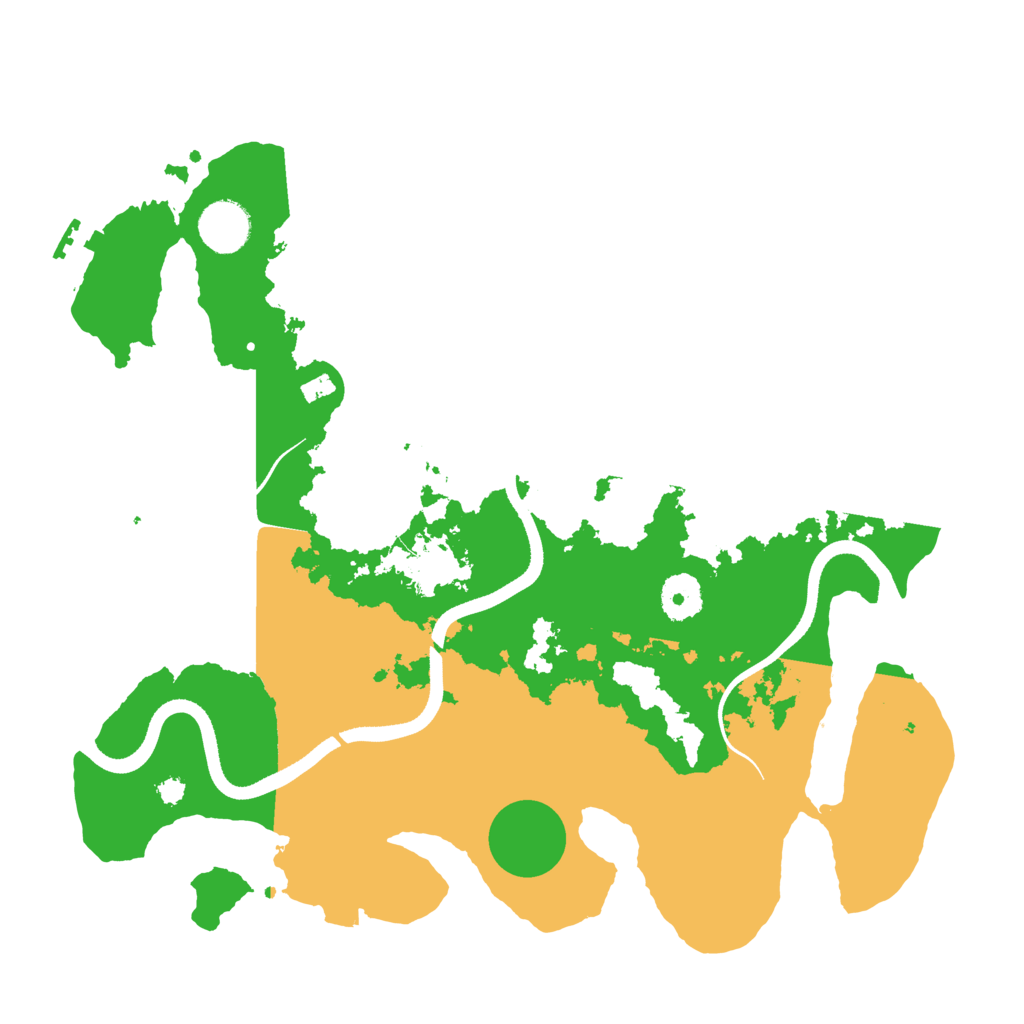 Biome Rust Map: Procedural Map, Size: 3500, Seed: 117216760