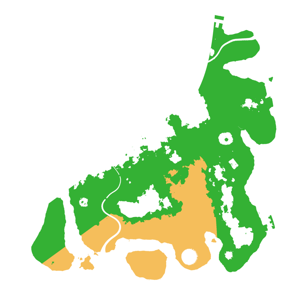 Biome Rust Map: Procedural Map, Size: 3300, Seed: 1412930427