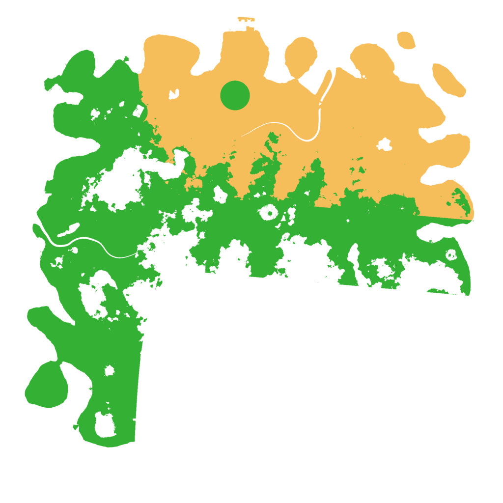 Biome Rust Map: Procedural Map, Size: 4500, Seed: 616312700