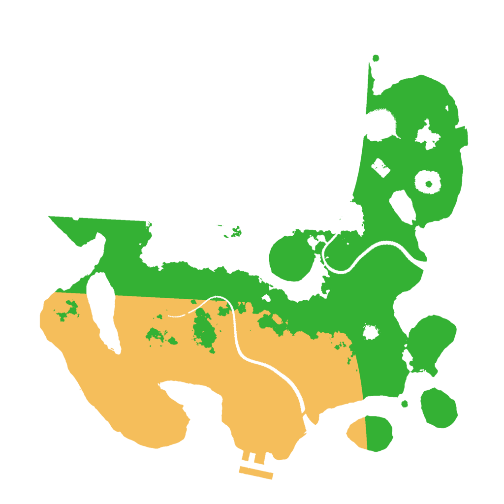 Biome Rust Map: Procedural Map, Size: 3000, Seed: 303071653