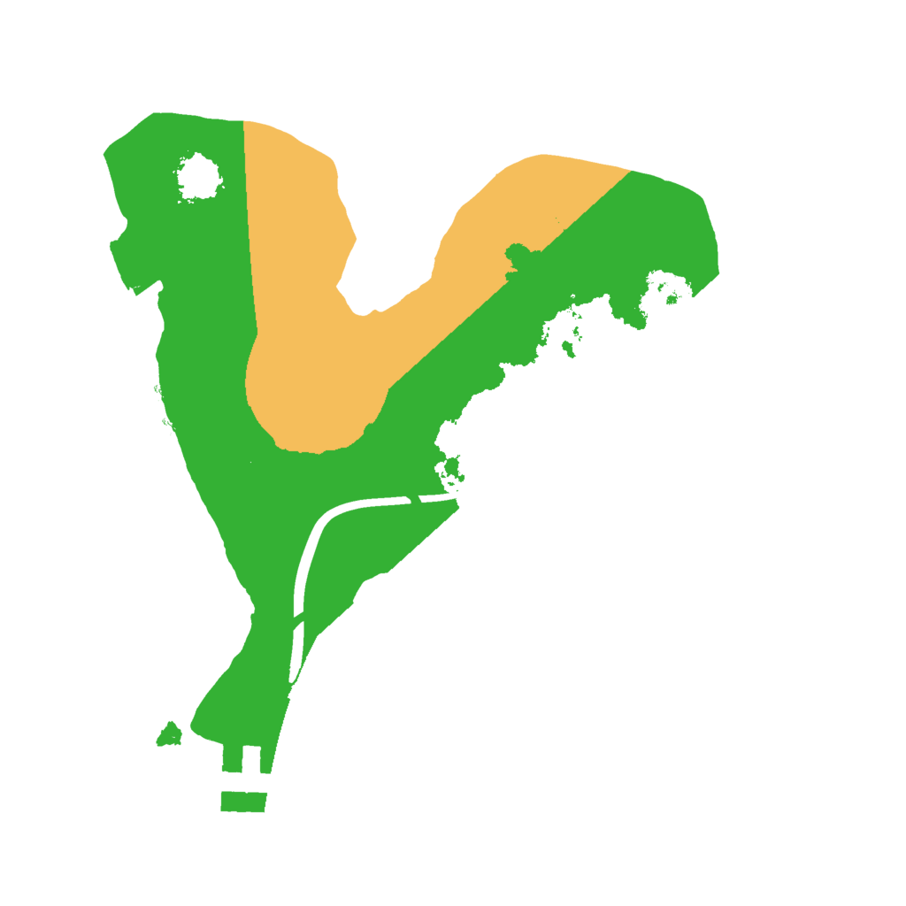 Biome Rust Map: Procedural Map, Size: 1800, Seed: 20