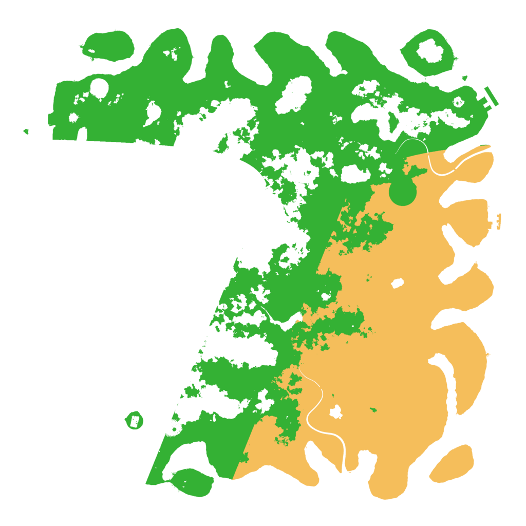 Biome Rust Map: Procedural Map, Size: 5000, Seed: 1008963083