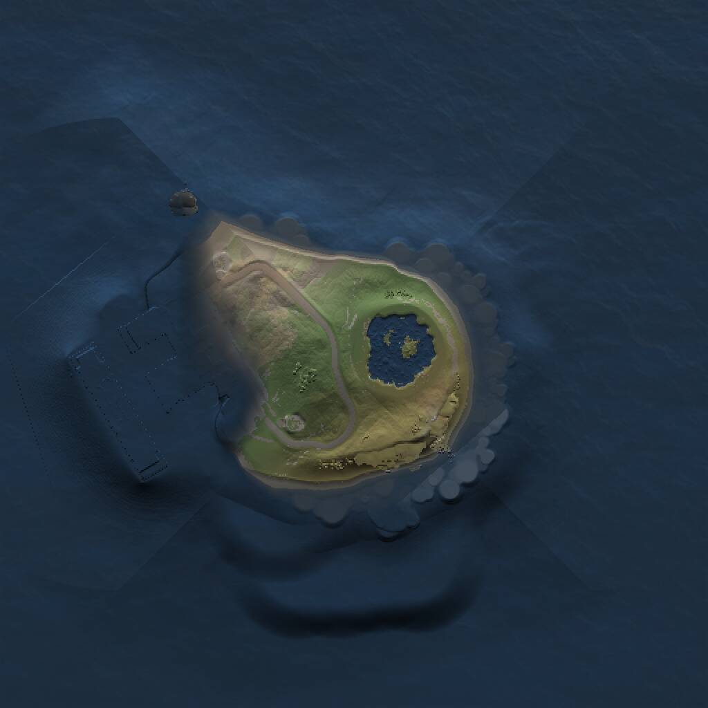 Rust Map: Procedural Map, Size: 1000, Seed: 626848809, 2 Monuments