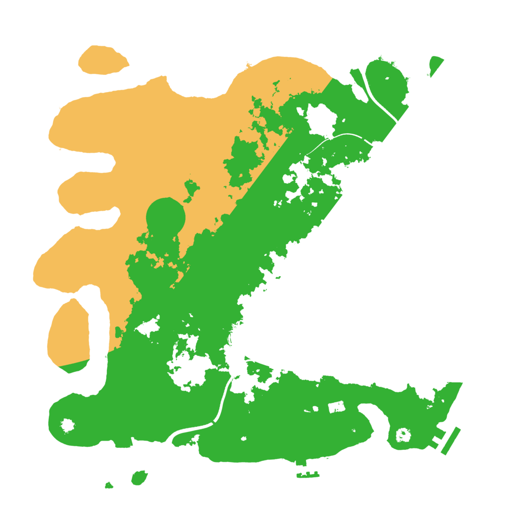 Biome Rust Map: Procedural Map, Size: 3500, Seed: 1730854876