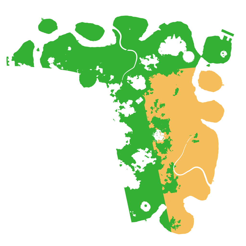 Biome Rust Map: Procedural Map, Size: 3800, Seed: 1767687398