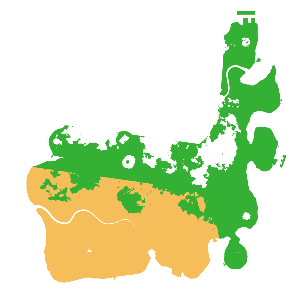 Biome Rust Map: Procedural Map, Size: 3500, Seed: 510512841