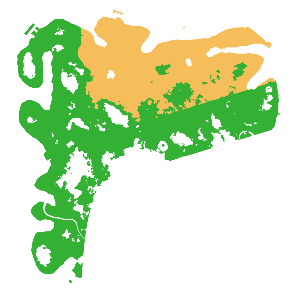 Biome Rust Map: Procedural Map, Size: 4500, Seed: 234235