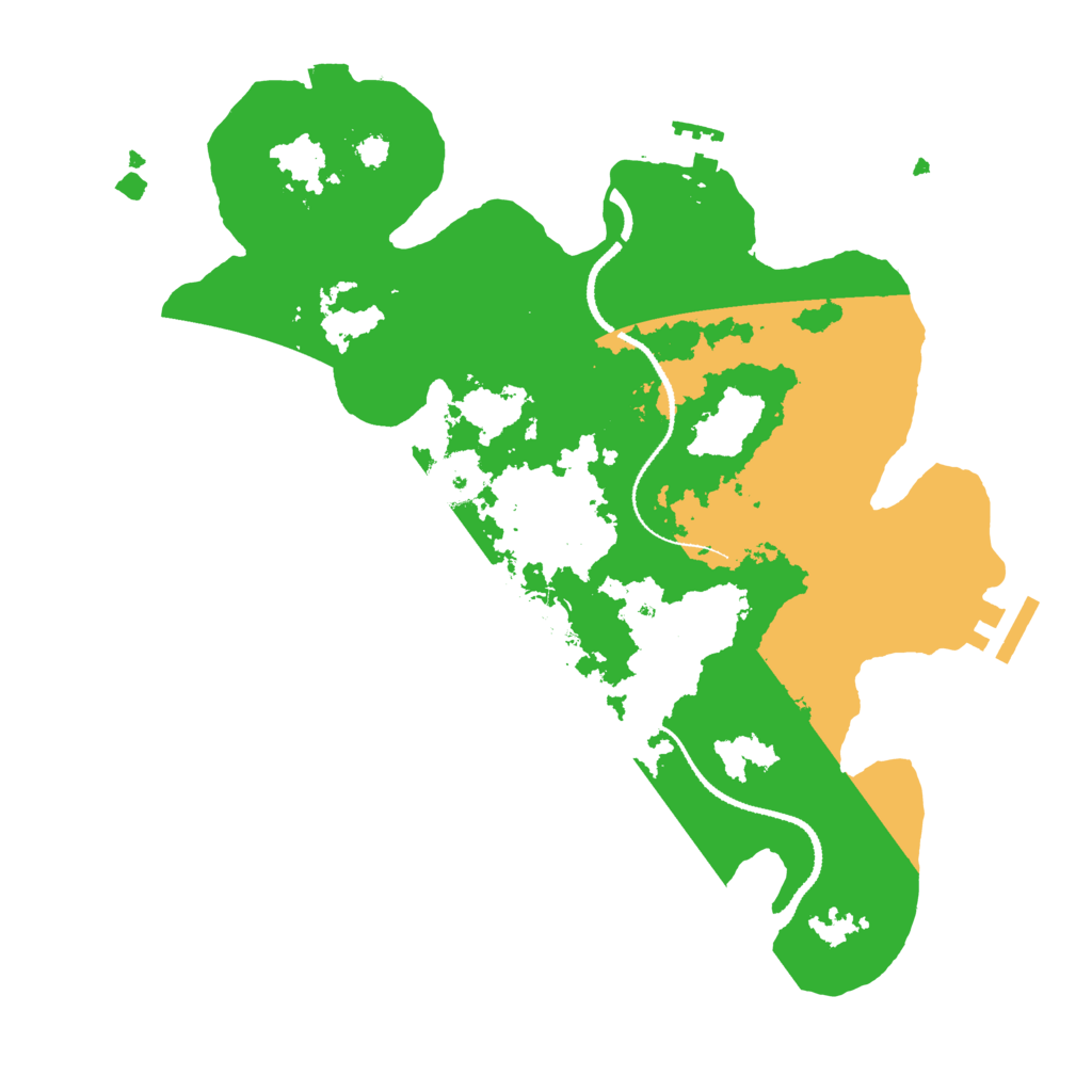 Biome Rust Map: Procedural Map, Size: 3150, Seed: 6969