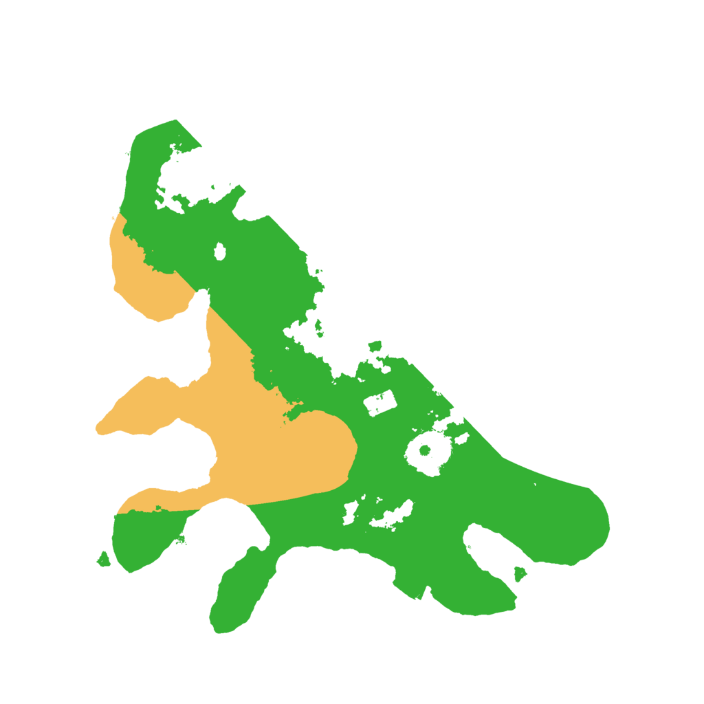 Biome Rust Map: Procedural Map, Size: 2500, Seed: 555869427