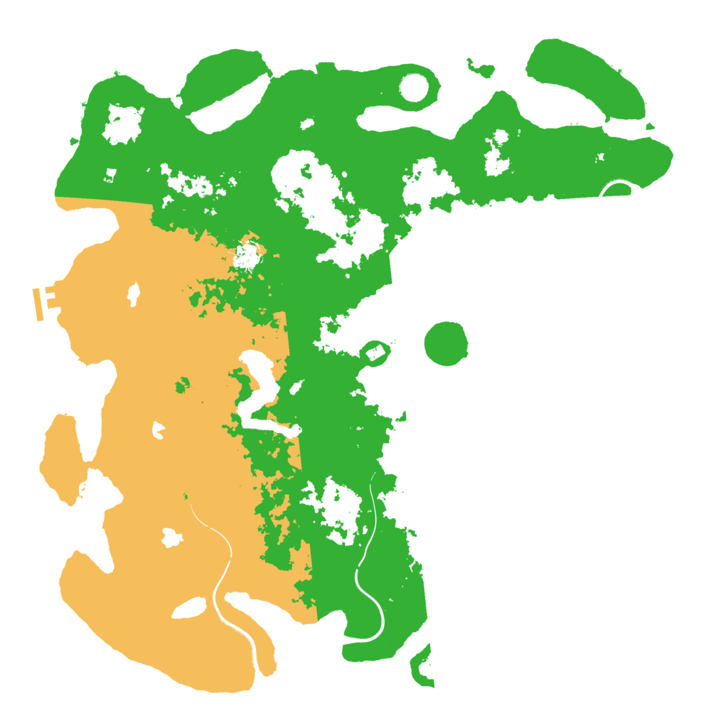 Biome Rust Map: Procedural Map, Size: 4500, Seed: 2105558180