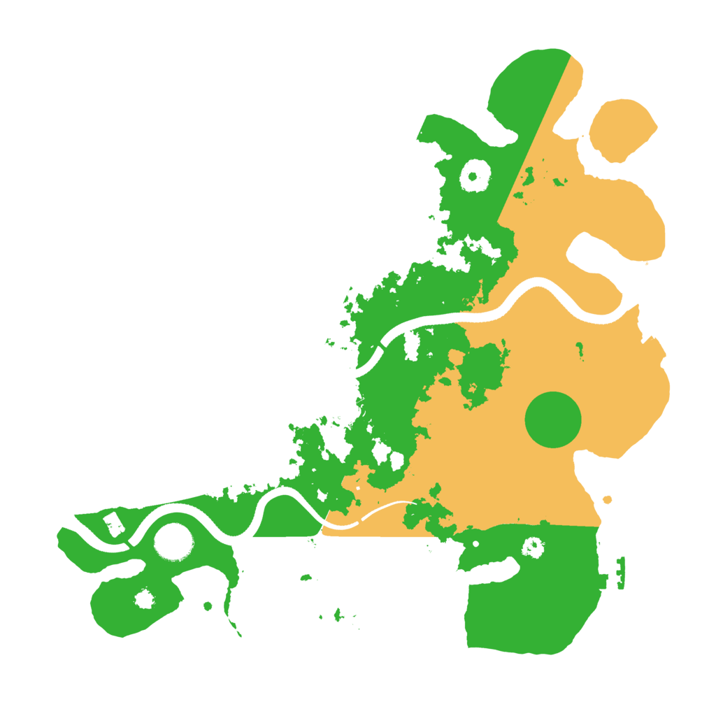 Biome Rust Map: Procedural Map, Size: 3350, Seed: 89874561