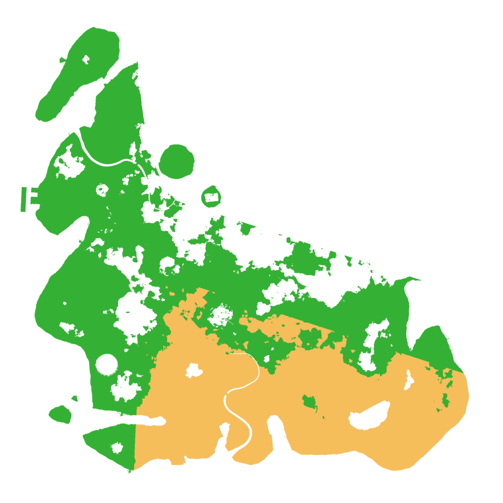 Biome Rust Map: Procedural Map, Size: 4096, Seed: 832865848