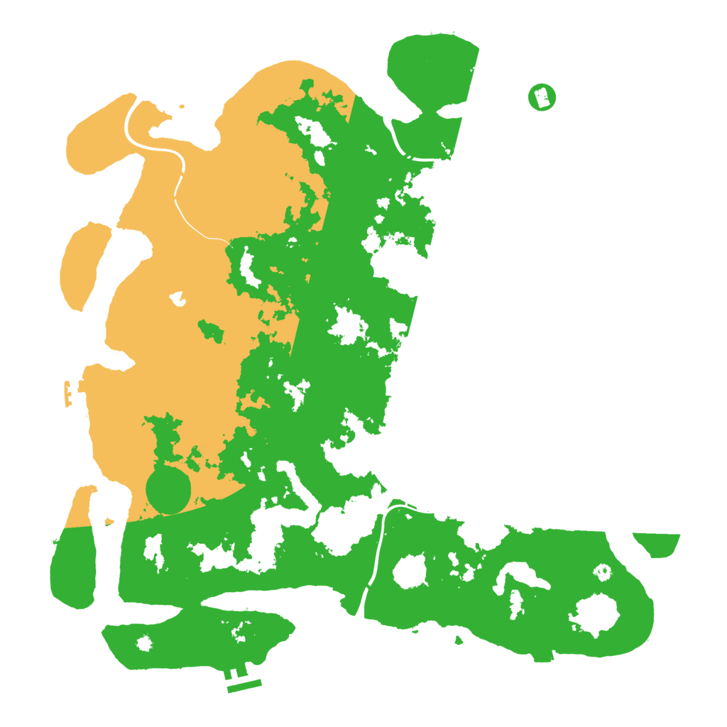 Biome Rust Map: Procedural Map, Size: 4250, Seed: 1245621409