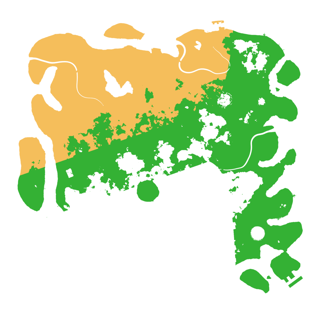 Biome Rust Map: Procedural Map, Size: 4050, Seed: 2006377668