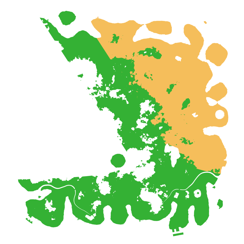 Biome Rust Map: Procedural Map, Size: 4700, Seed: 877561456
