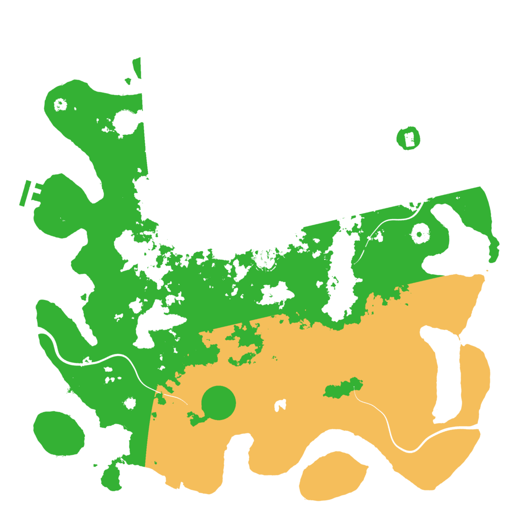 Biome Rust Map: Procedural Map, Size: 4050, Seed: 875913524