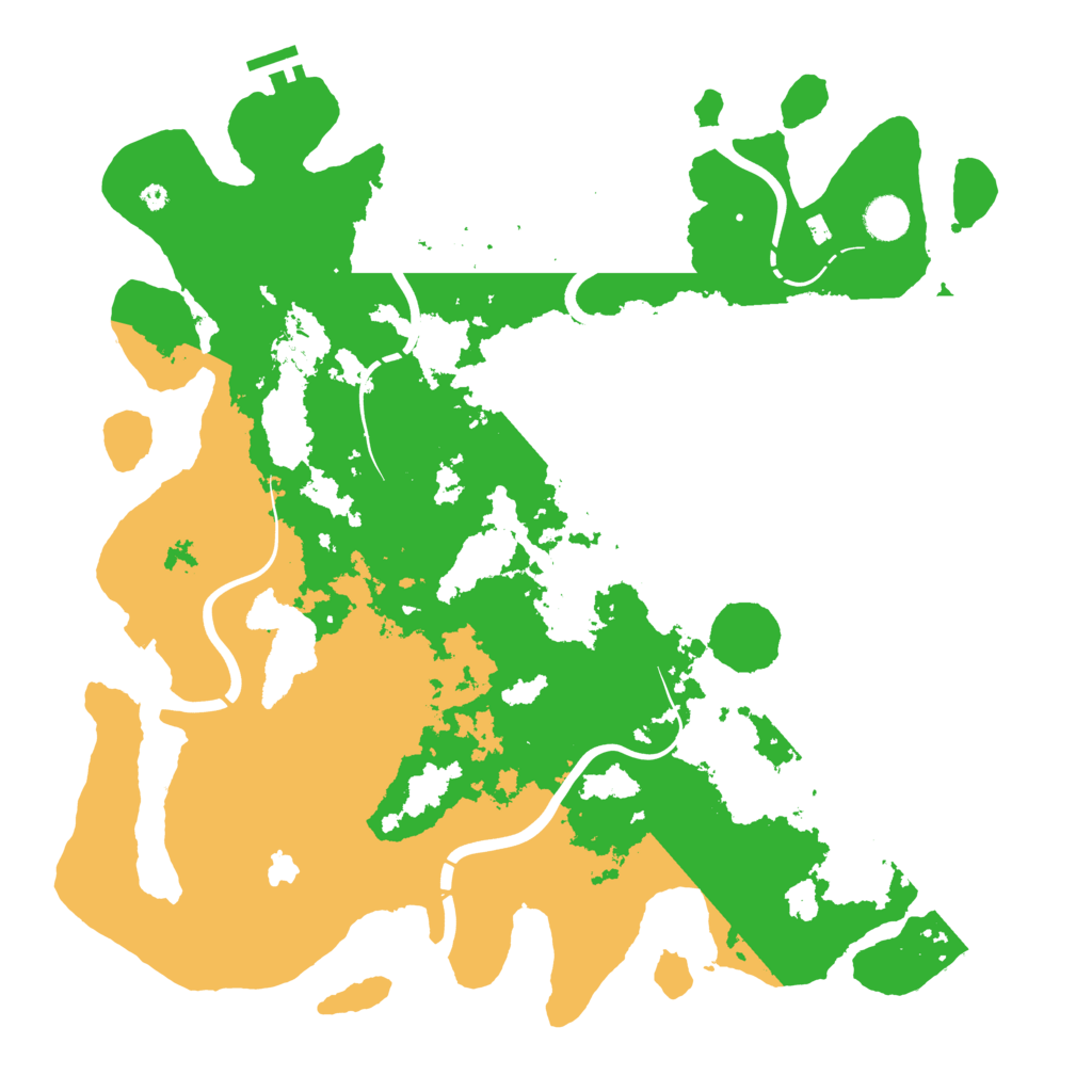 Biome Rust Map: Procedural Map, Size: 4250, Seed: 1001865549