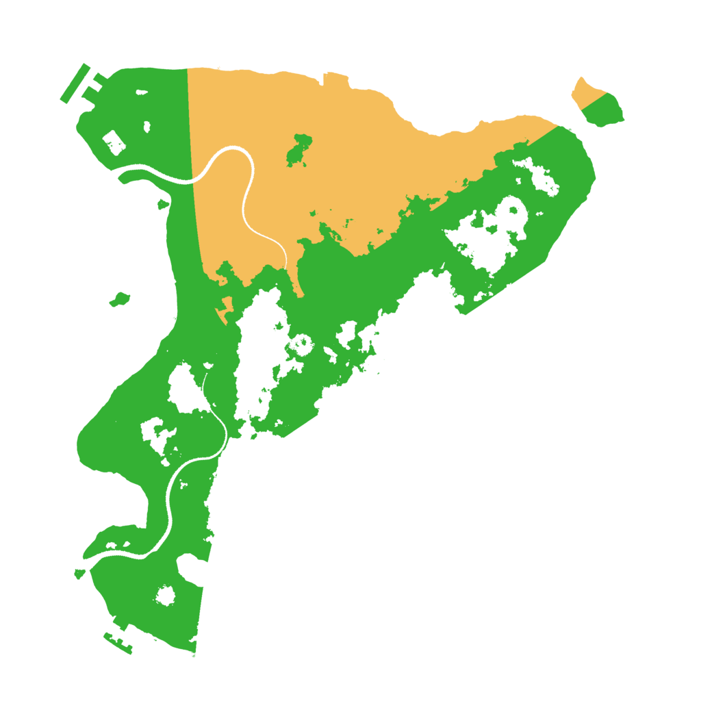 Biome Rust Map: Procedural Map, Size: 3250, Seed: 35648761