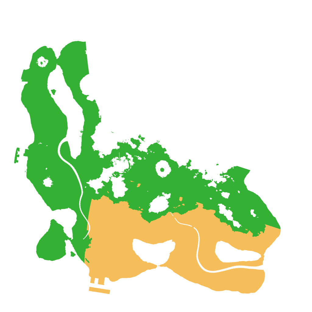 Biome Rust Map: Procedural Map, Size: 3000, Seed: 903441586