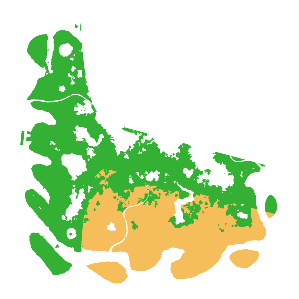 Biome Rust Map: Procedural Map, Size: 4250, Seed: 45950