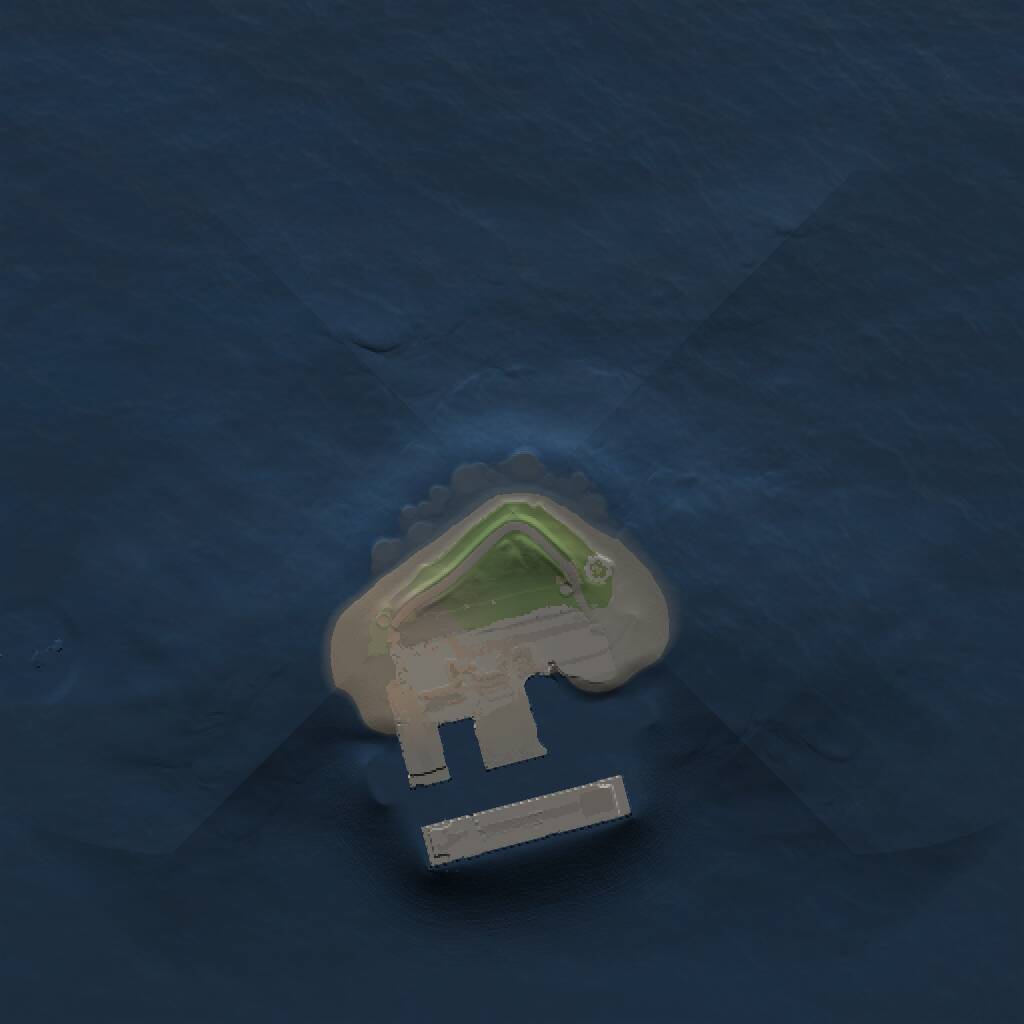 Rust Map: Procedural Map, Size: 1000, Seed: 1468820652, 2 Monuments