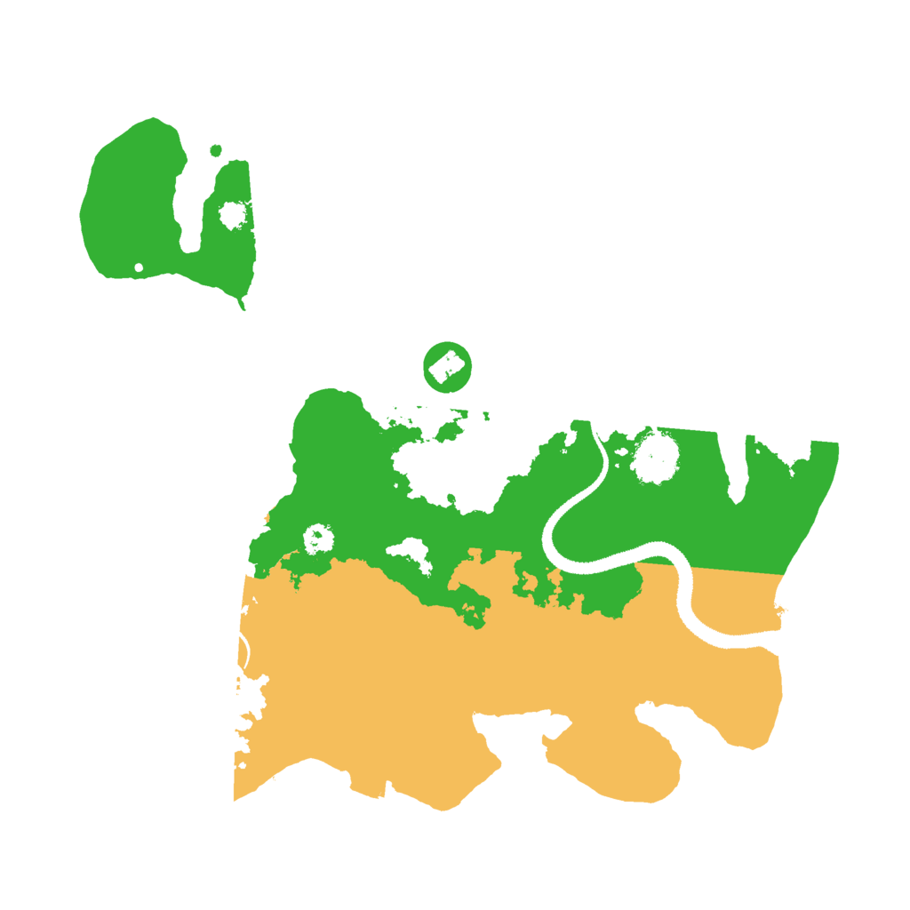 Biome Rust Map: Procedural Map, Size: 3000, Seed: 1814064815