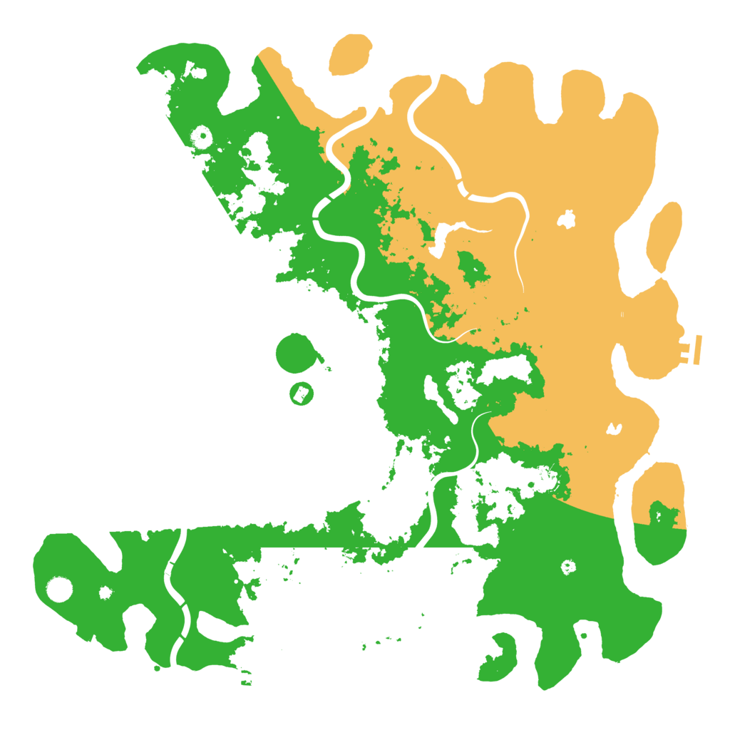 Biome Rust Map: Procedural Map, Size: 5000, Seed: 891932351