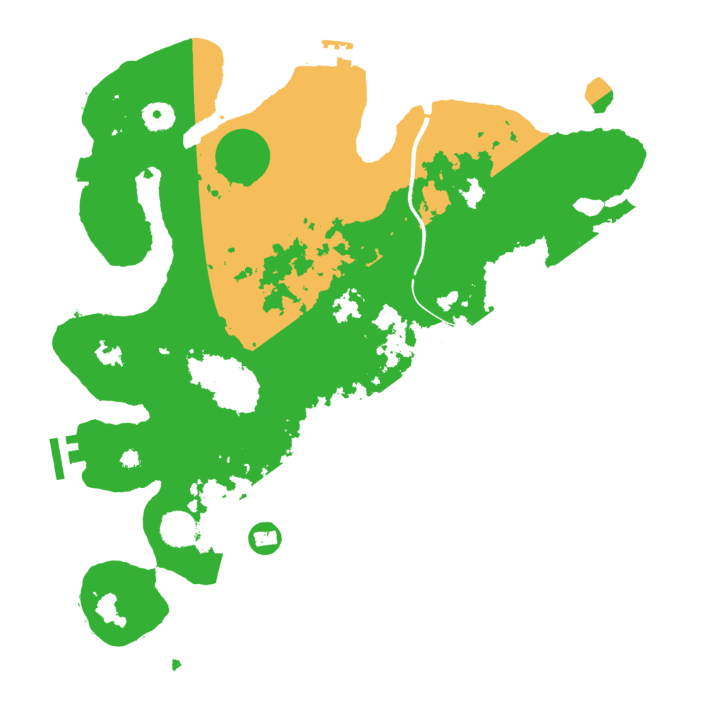 Biome Rust Map: Procedural Map, Size: 3500, Seed: 1819816841