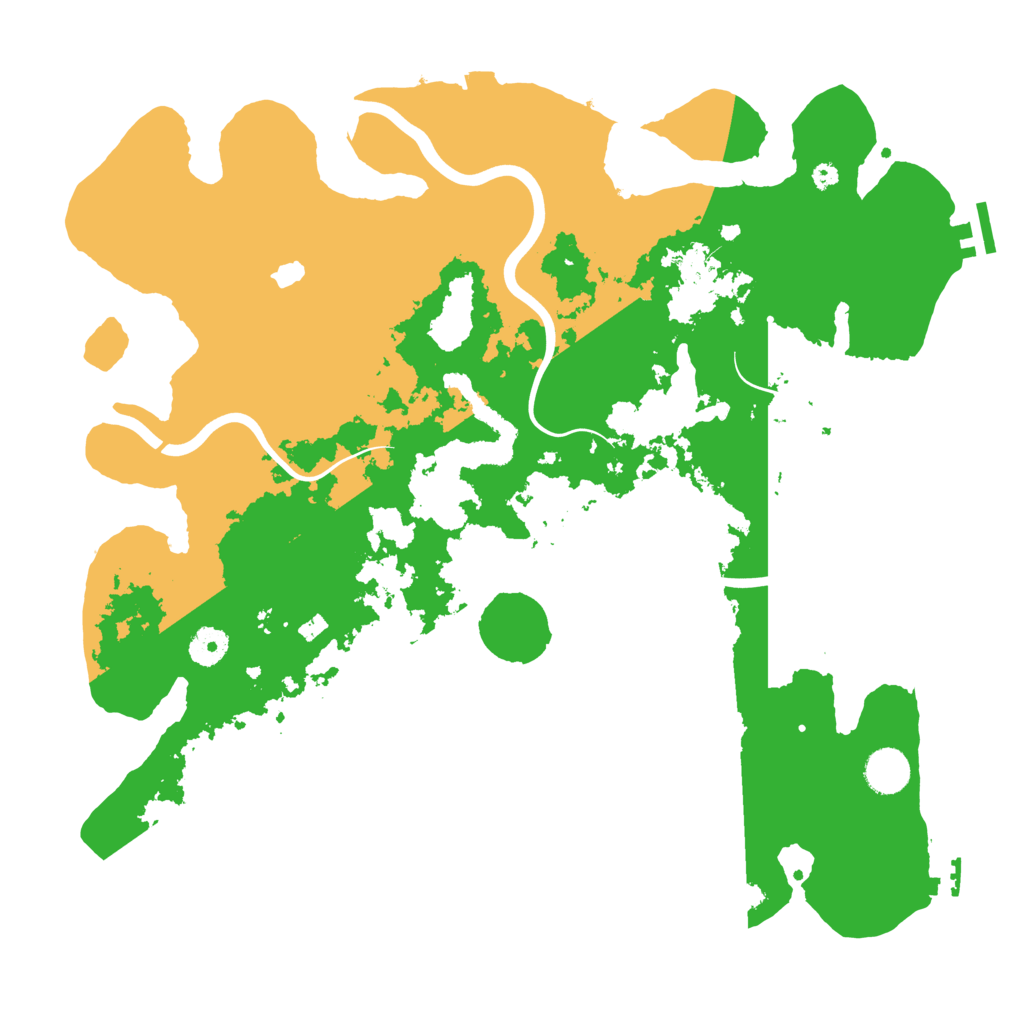 Biome Rust Map: Procedural Map, Size: 4000, Seed: 4085632