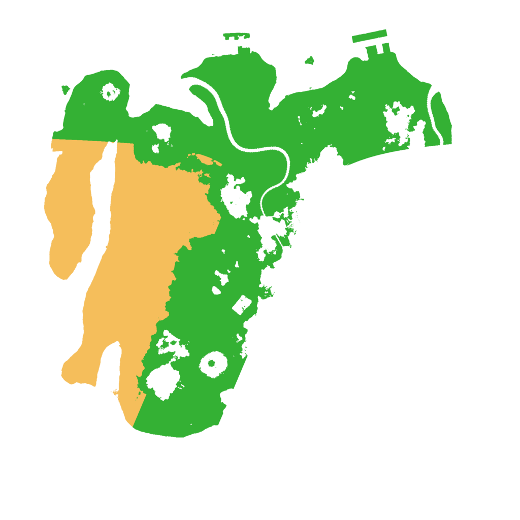 Biome Rust Map: Procedural Map, Size: 3000, Seed: 1970241616