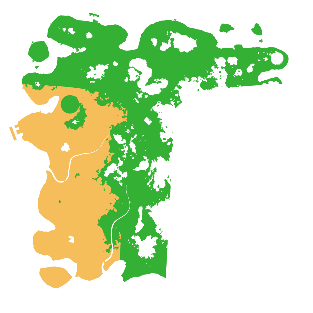 Biome Rust Map: Procedural Map, Size: 4500, Seed: 1030529919