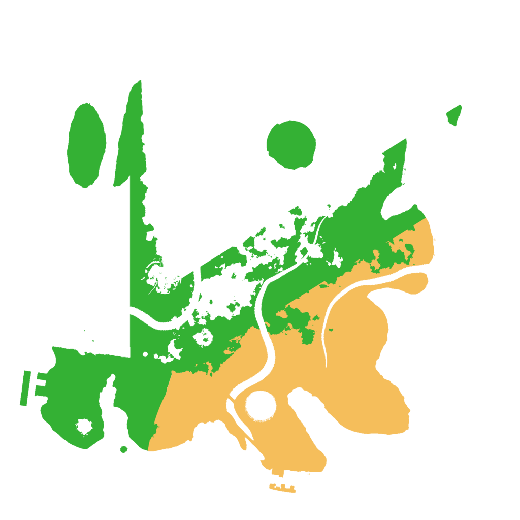 Biome Rust Map: Procedural Map, Size: 3000, Seed: 2070262049