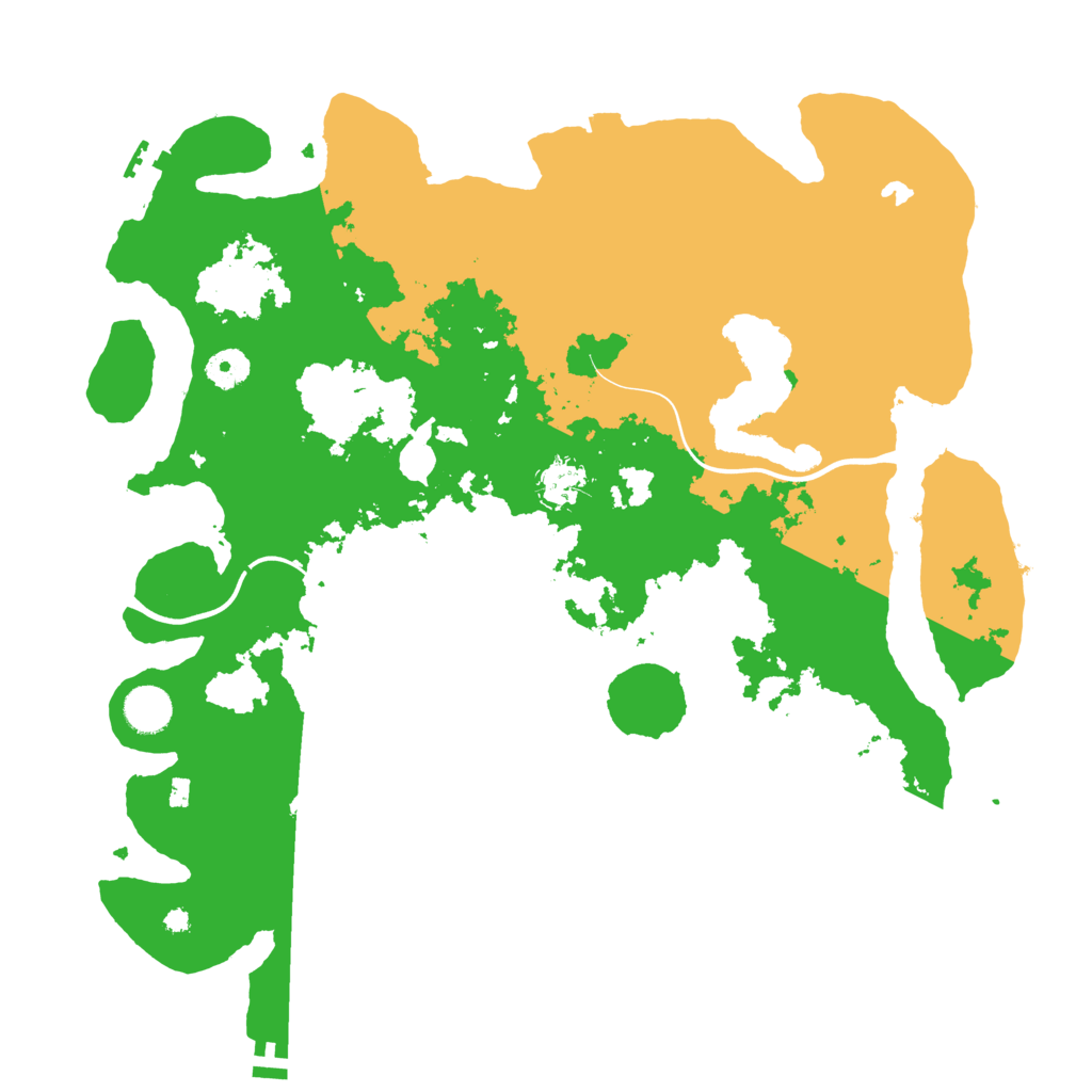 Biome Rust Map: Procedural Map, Size: 4000, Seed: 643676547