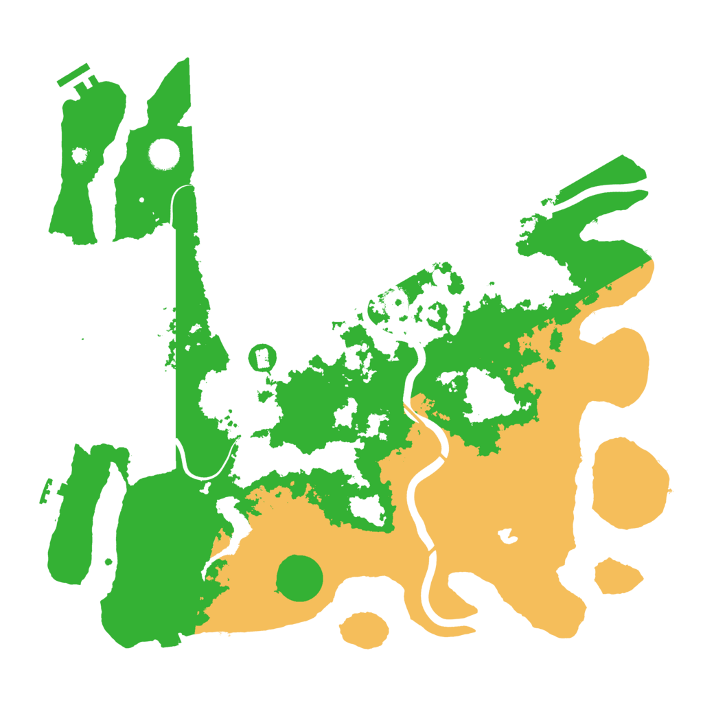 Biome Rust Map: Procedural Map, Size: 4000, Seed: 1123456723