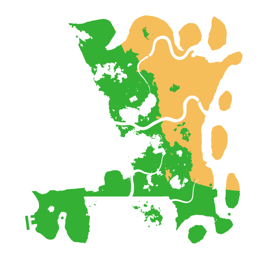 Biome Rust Map: Procedural Map, Size: 3750, Seed: 1334367718
