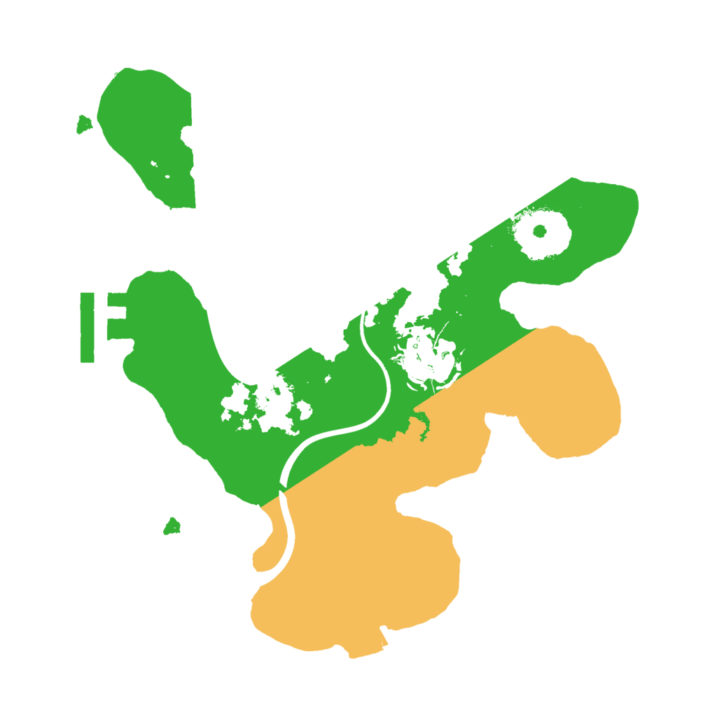 Biome Rust Map: Procedural Map, Size: 2068, Seed: 2068