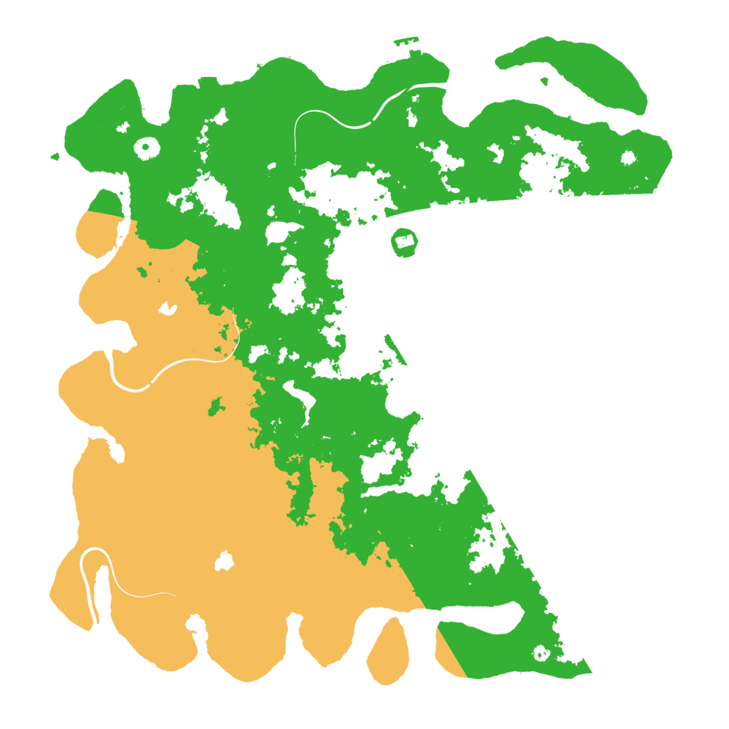 Biome Rust Map: Procedural Map, Size: 4500, Seed: 1468106024